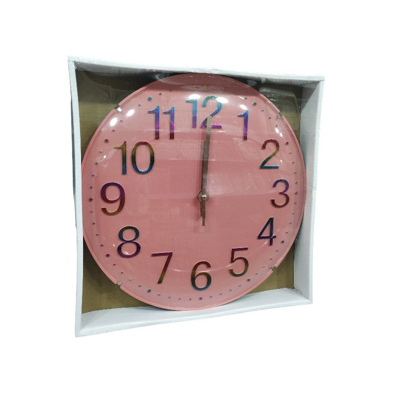 Wall clock - 732C - 130246 - Pink