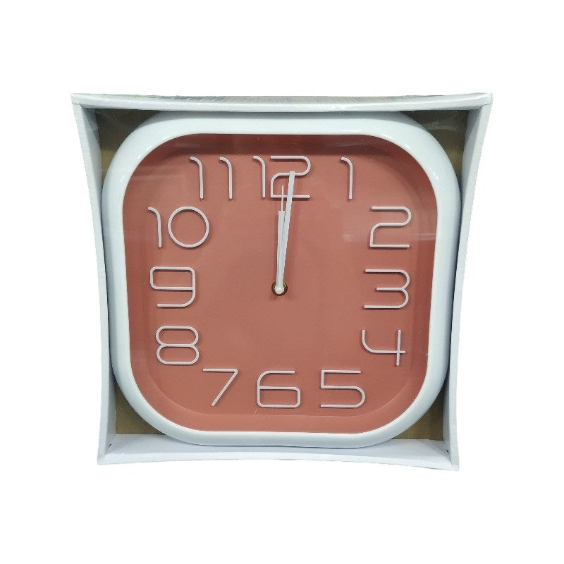 Ρολόι τοίχου - 734Β - 140115 - Pink - iThinksmart.gr