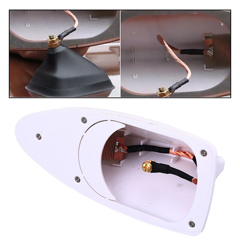 Decorative car roof antenna - Shark - R-Z22101-1 - 140116 - Black Carbon