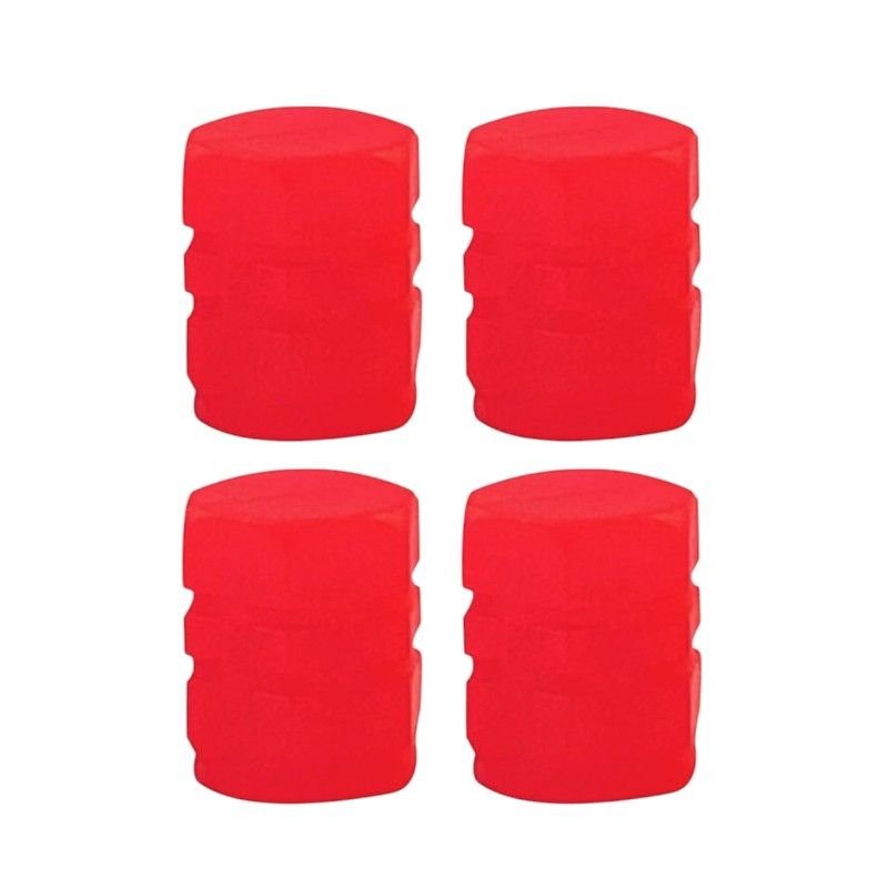 Glow-in-the-dark tire valve cap - R-Z17201-4U - 140532 - Red