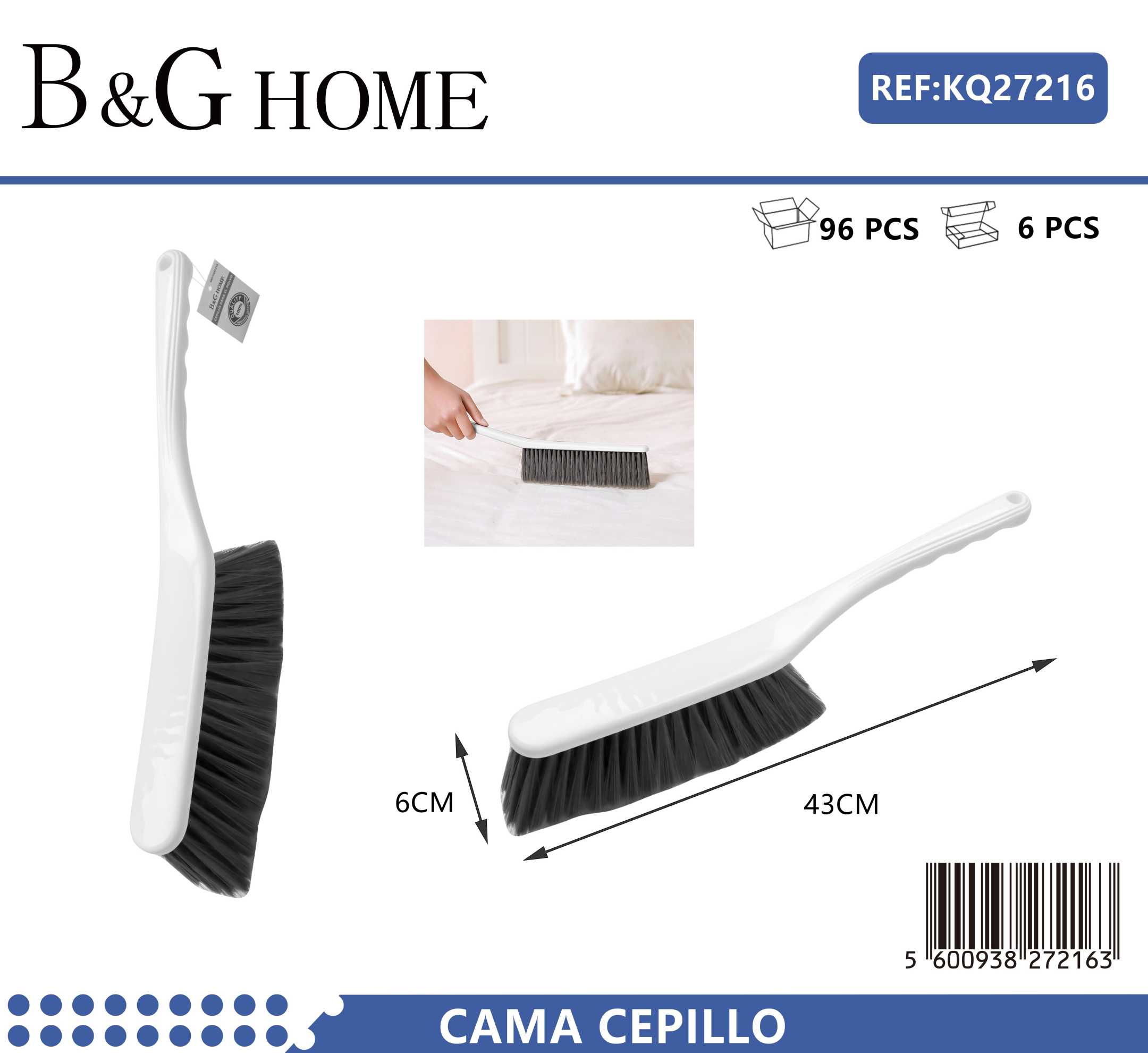 General cleaning brush with handle - 27216