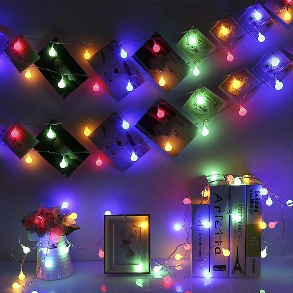 Christmas light garland Led - RGB - 40pcs - 150081