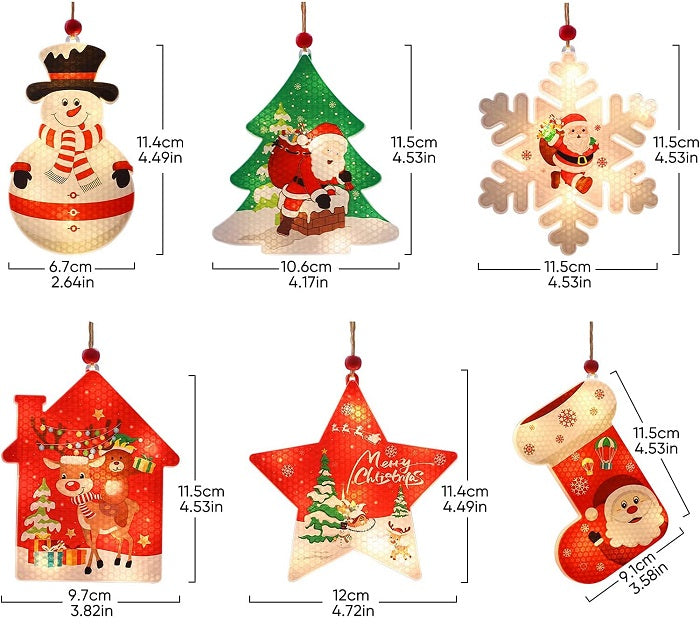 Christmas ornament with LED lighting - 150098
