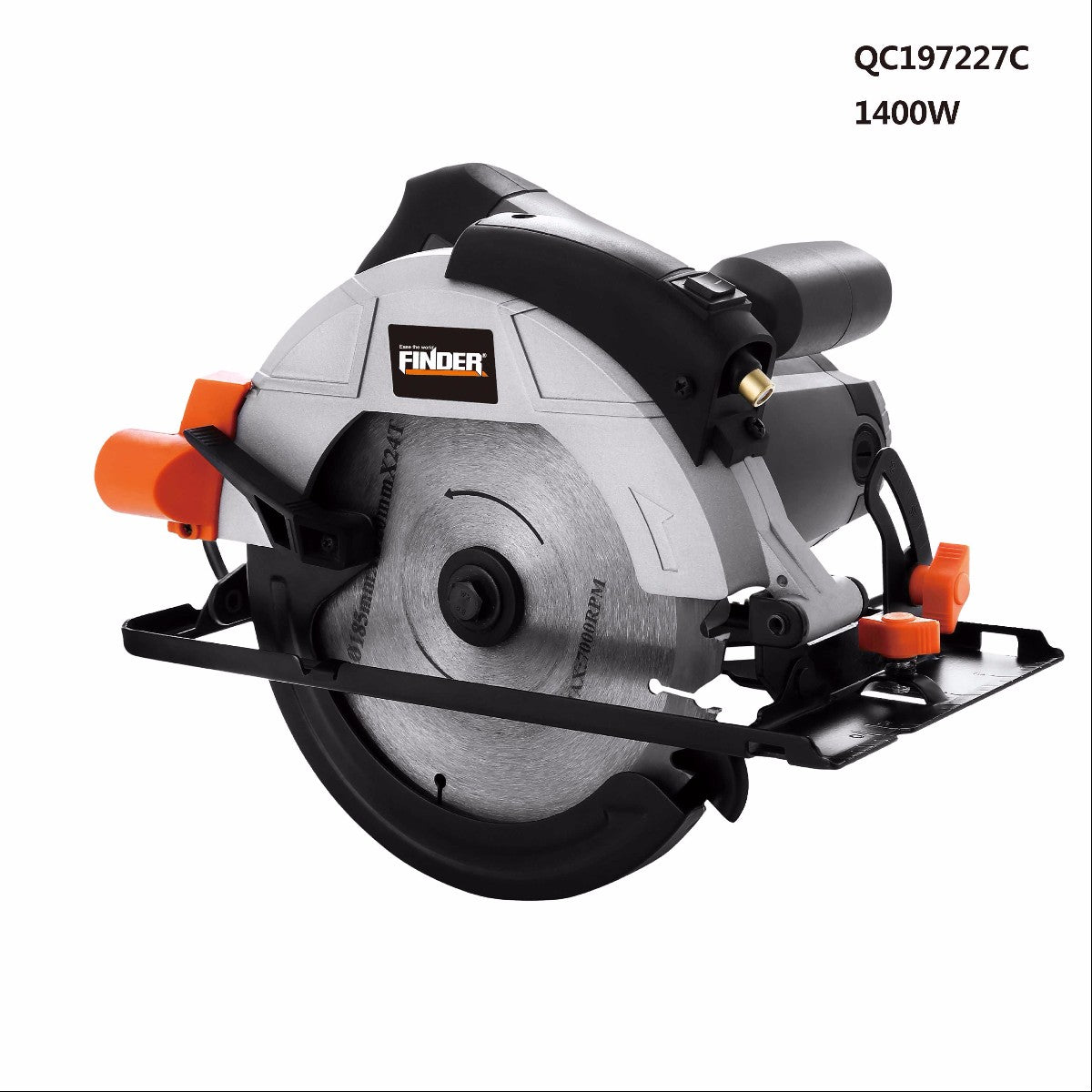 Δισκοπρίονο χειρός - 1500W - 185 - Finder - 197227 - iThinksmart.gr