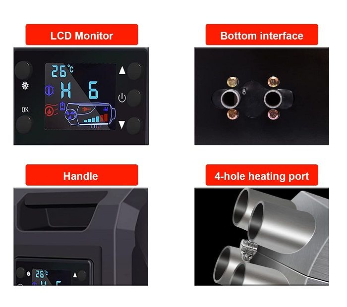 Φορητό αερόθερμο πετρελαίου - 5000W - 12/24V - 150809