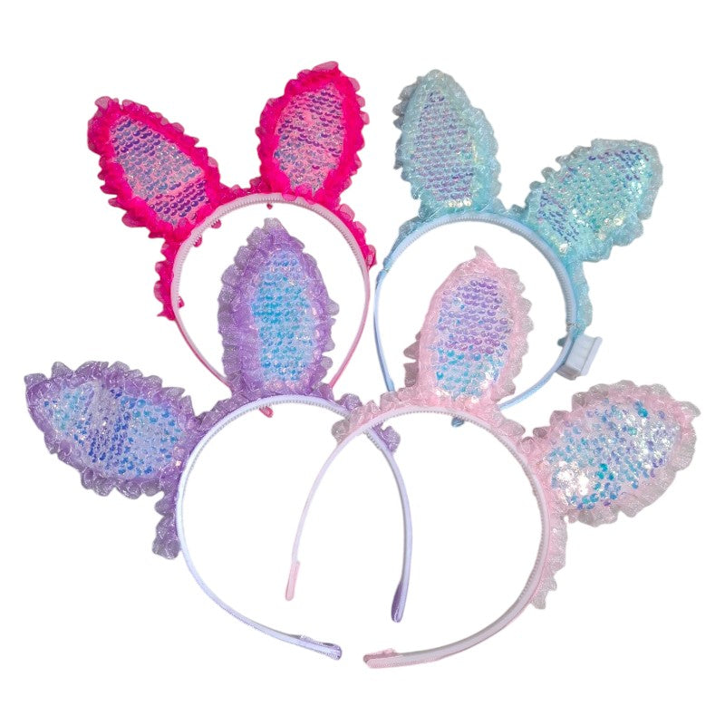 Children's LED light-up headband with ears - 151111