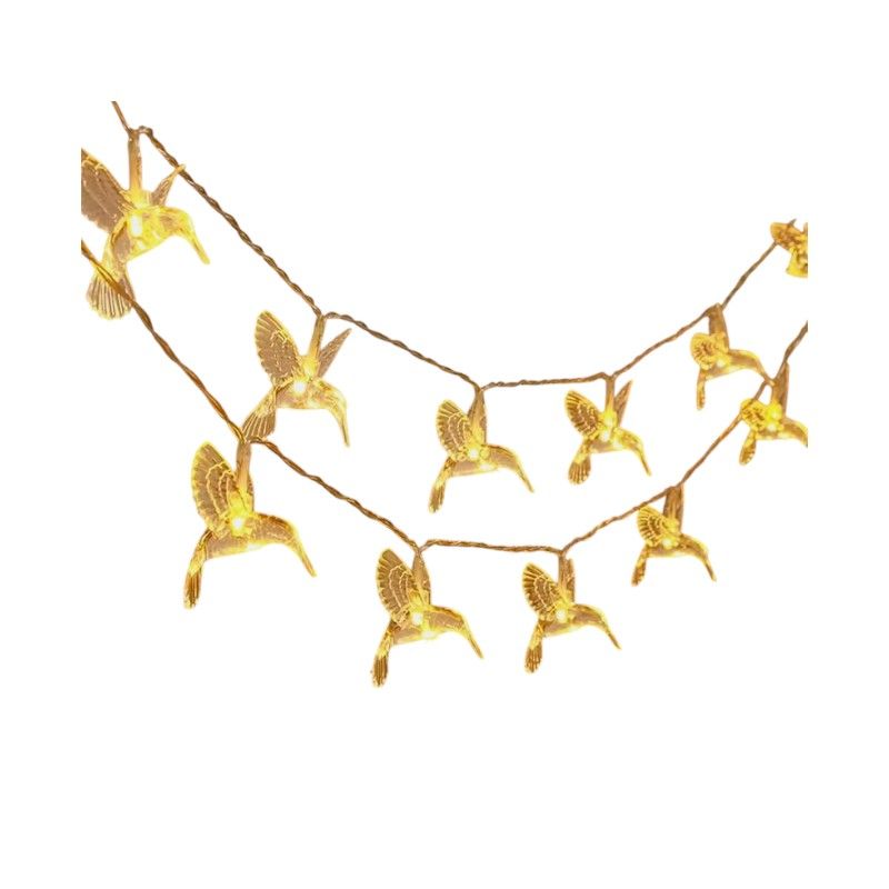 Ηλιακή γιρλάντα φωτισμού LED - String Bird - 5m+1m - 20D - 152875 - Warm White