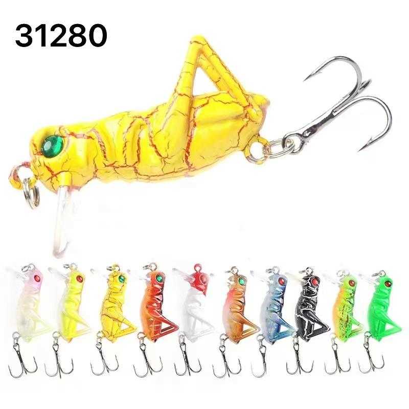 Artificial grasshopper bait with tongue - CL - 4cm - 931280