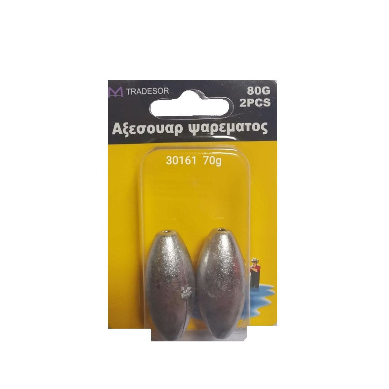 Fishing weights - 70gr - 2pcs - 830161