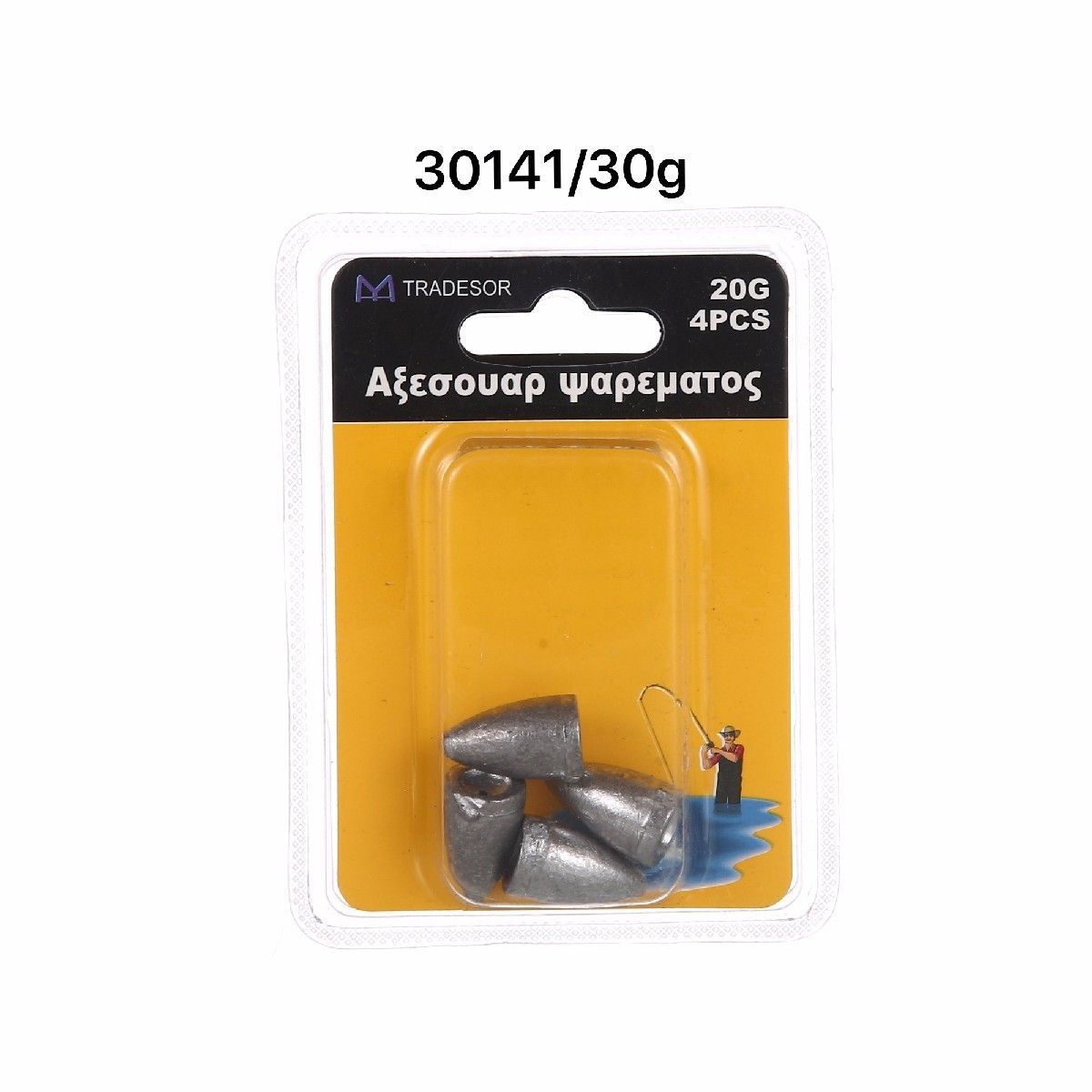 Fishing weights - 30gr - 3pcs - 930141