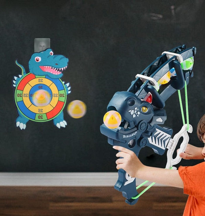 Target game with bow and balls - Dinosaur - 161175