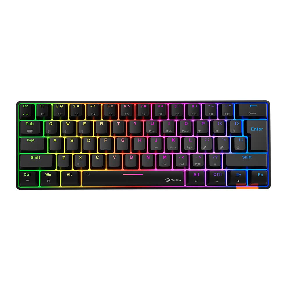 Meetion MT-MK005BT Bluetooth Μηχανικό Gaming πληκτρολόγιο US Μαύρο