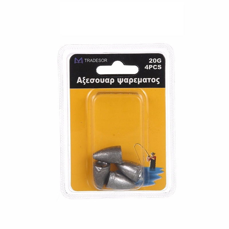 Fishing weights - 20gr - 4pcs - 830140