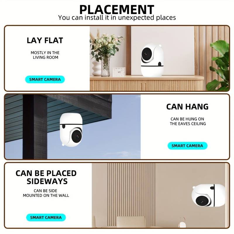 Κάμερα ασφαλείας IP 1080p HD WiFi 2.4 & 5Ghz - IP Security Camera - XY-3820 - Λευκό - iThinksmart.gr