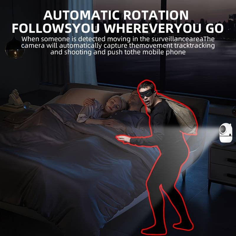 Κάμερα ασφαλείας IP 1080p HD WiFi 2.4 & 5Ghz - IP Security Camera - XY-3820 - Λευκό - iThinksmart.gr