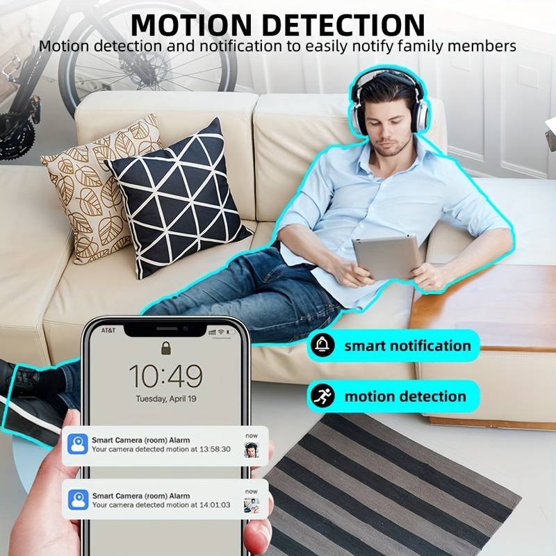 Κάμερα ασφαλείας IP 1080p HD WiFi 2.4 & 5Ghz - IP Security Camera - XY-3820 - Λευκό - iThinksmart.gr