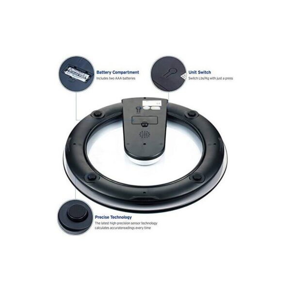 Digital glass bathroom scale - EB-618 - 522886