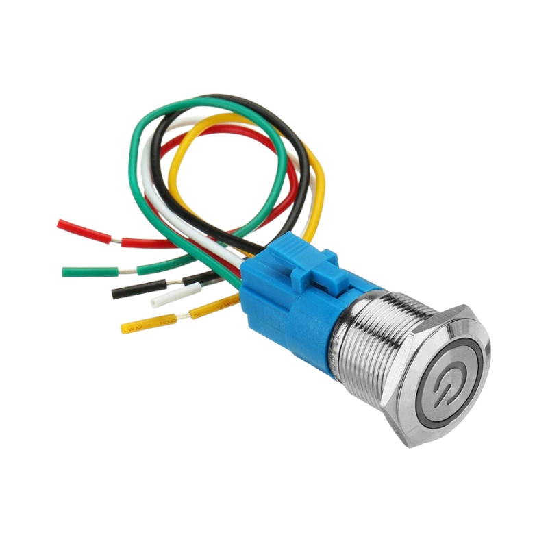 On/Off nickel push button switch - R-F13103-16-1FU - 180913