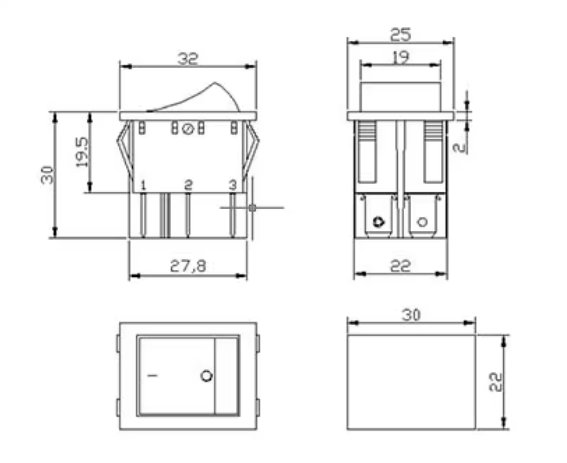 Vehicle On/Off Switch - R-F13210A-24-1U - 180943