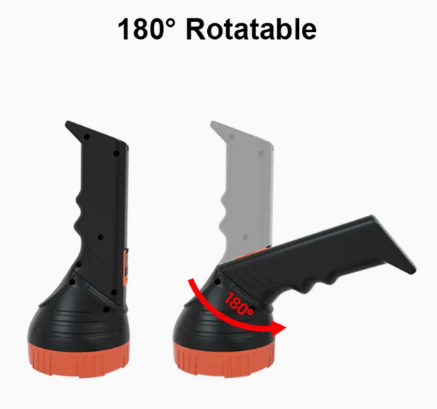 Rechargeable LED Flashlight - 88069 - 182752 - Red/Black