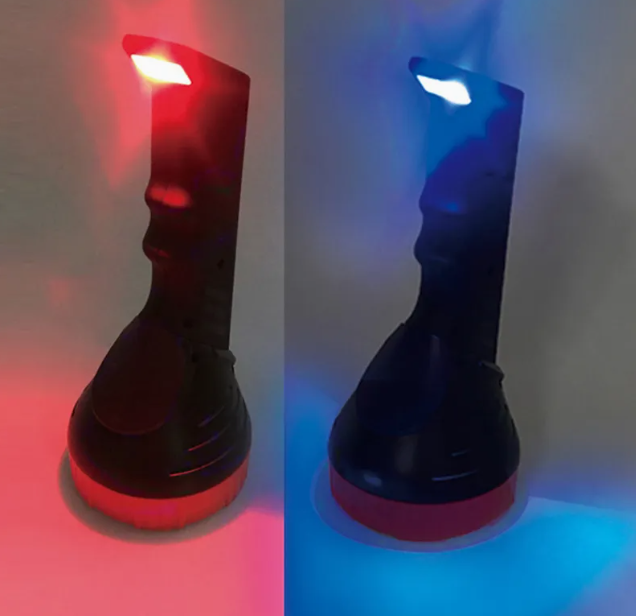 Rechargeable LED Flashlight - 88069 - 182752 - Red/Black