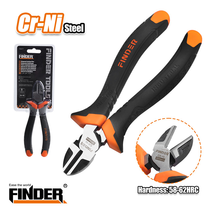 Pliers - Side cutter - 200mm/8'' - Finder - 190471
