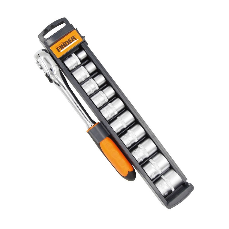 Σετ καρυδάκια με καστάνια - Sleeve tools - 11pcs - 1/4 - Finder - 192867 - iThinksmart.gr