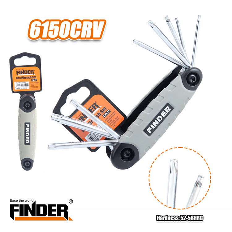 Torx penknife keys - 8pcs - Finder - 193301