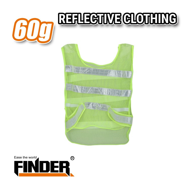 Safety vest with reflectors - Net - 60g - Finder - 194731