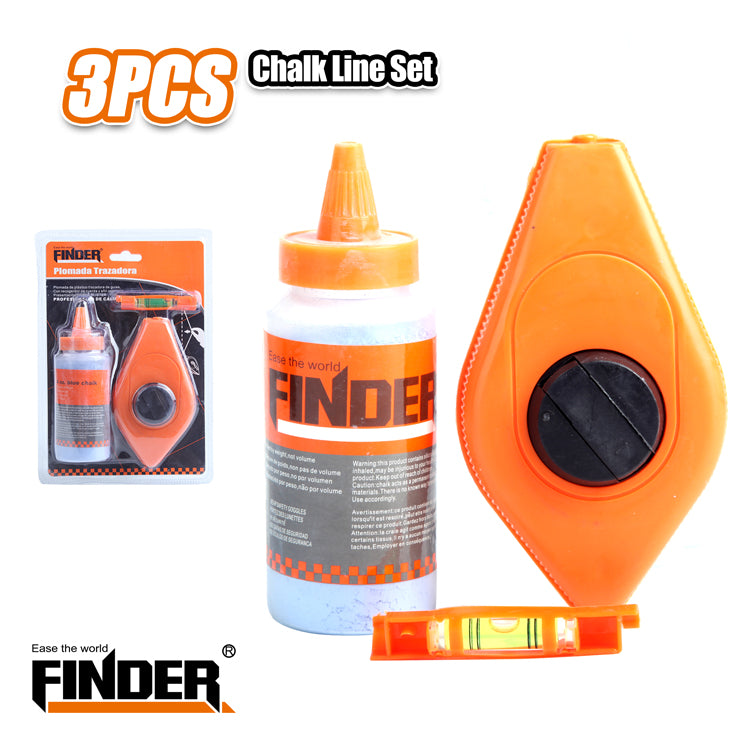 Chalk level thread set - 3pcs - Finder - 195063