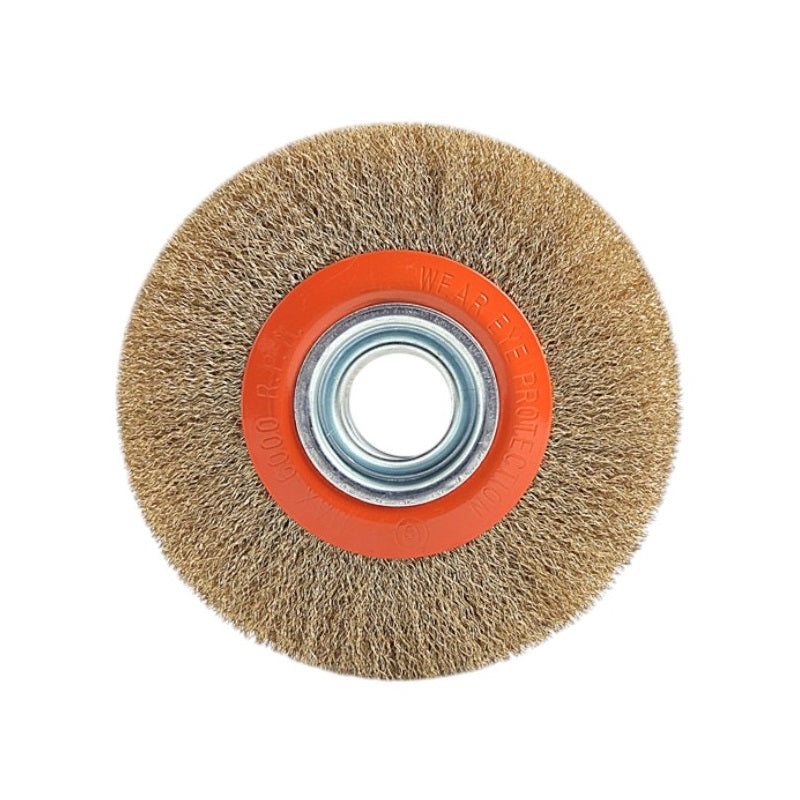 Wire brush for twin wheel - 7"/175mm - Finder - 196601