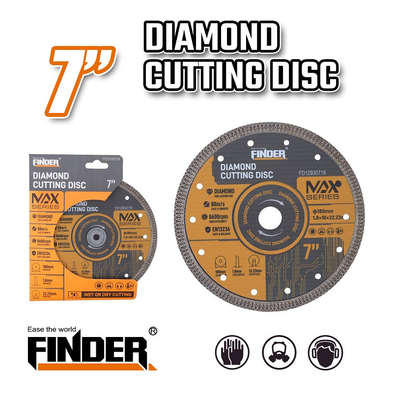 Diamond disc - 7"/180mm - Finder - 196759
