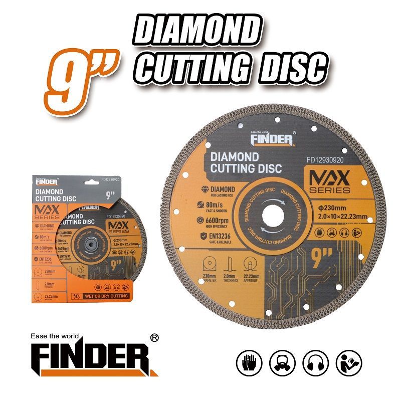 Diamond disc - 9"/230mm - Finder - 196760