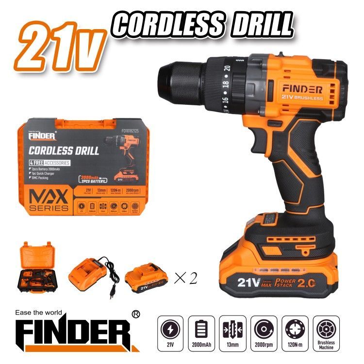 Cordless impact driver - 21V - Finder - 198335