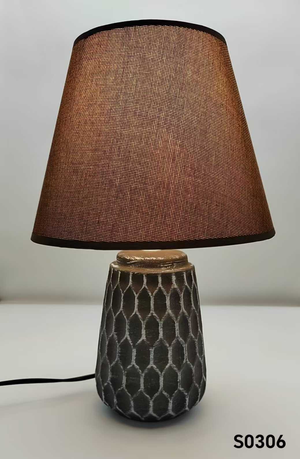 Επιτραπέζιο φωτιστικό - Πορτατίφ - S0306 - 80306 - Brown