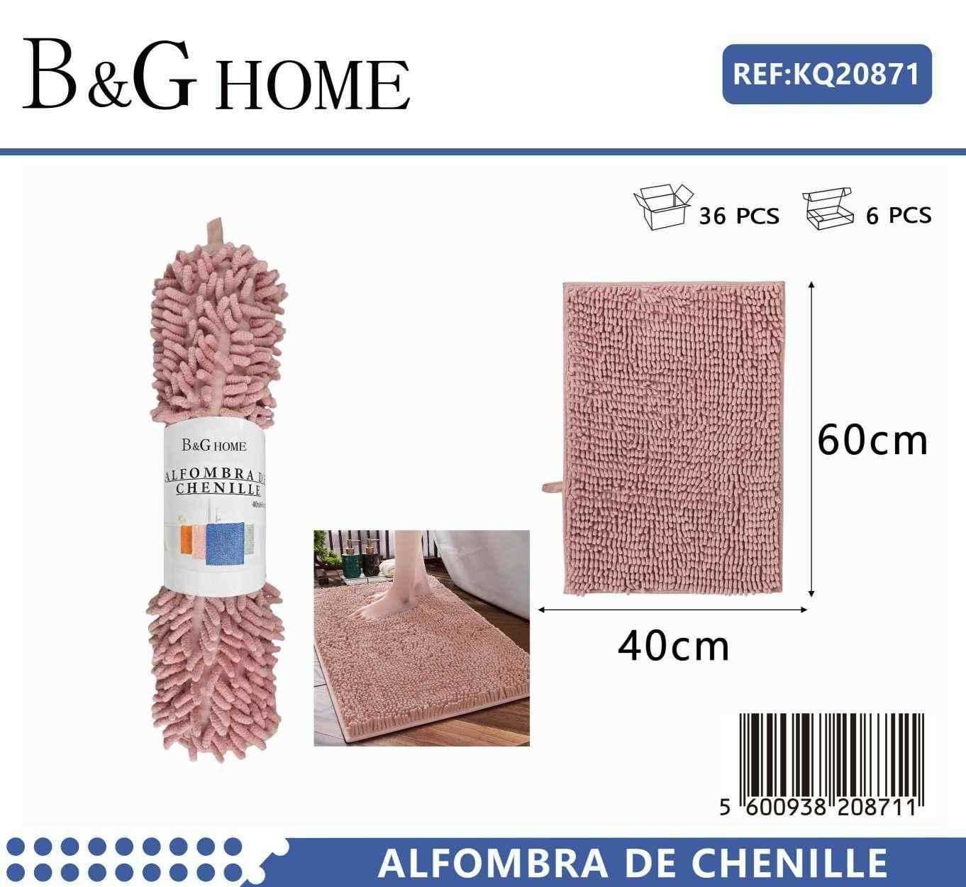 Πατάκι μπάνιου - M0826 - 40x60cm - Pink - 20871