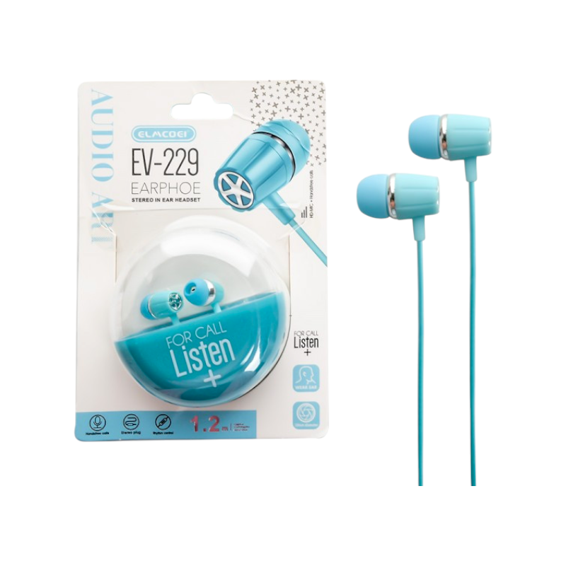 Wired headphones - EV-229 - 202296 - Blue
