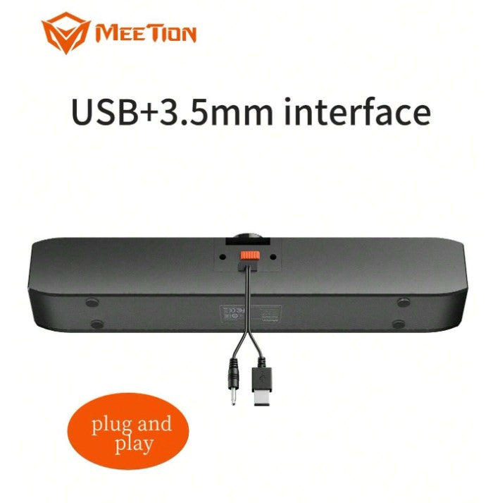 Meetion SP1001 Speaker (3.5mm + USB)