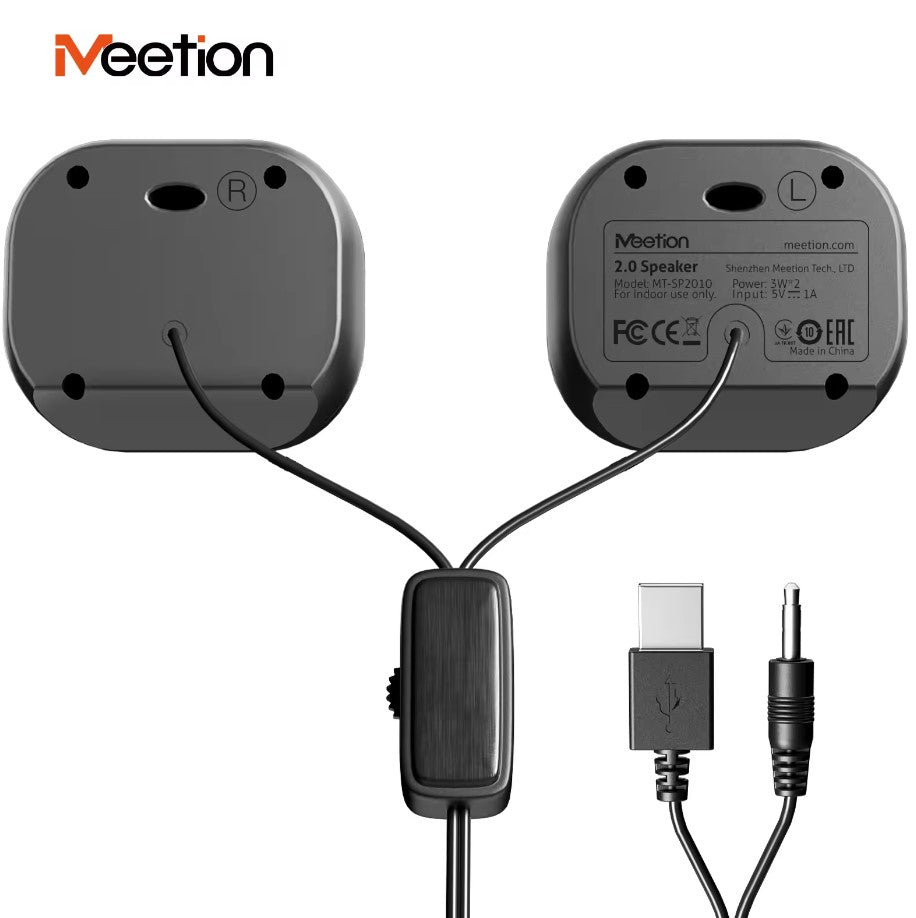 Meetion SP2010 2.0 Ηχείο (3.5mm + USB)