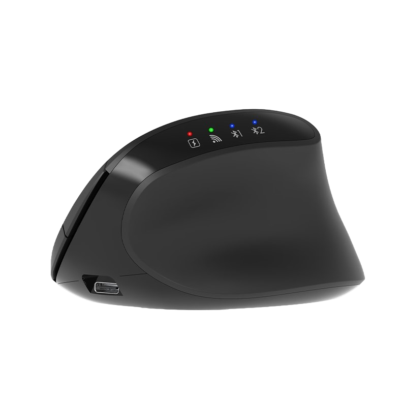 Meetion DirectorB Εργονομικός συνδυασμός ποντικιού + πληκτρολογίου (Μαύρο)