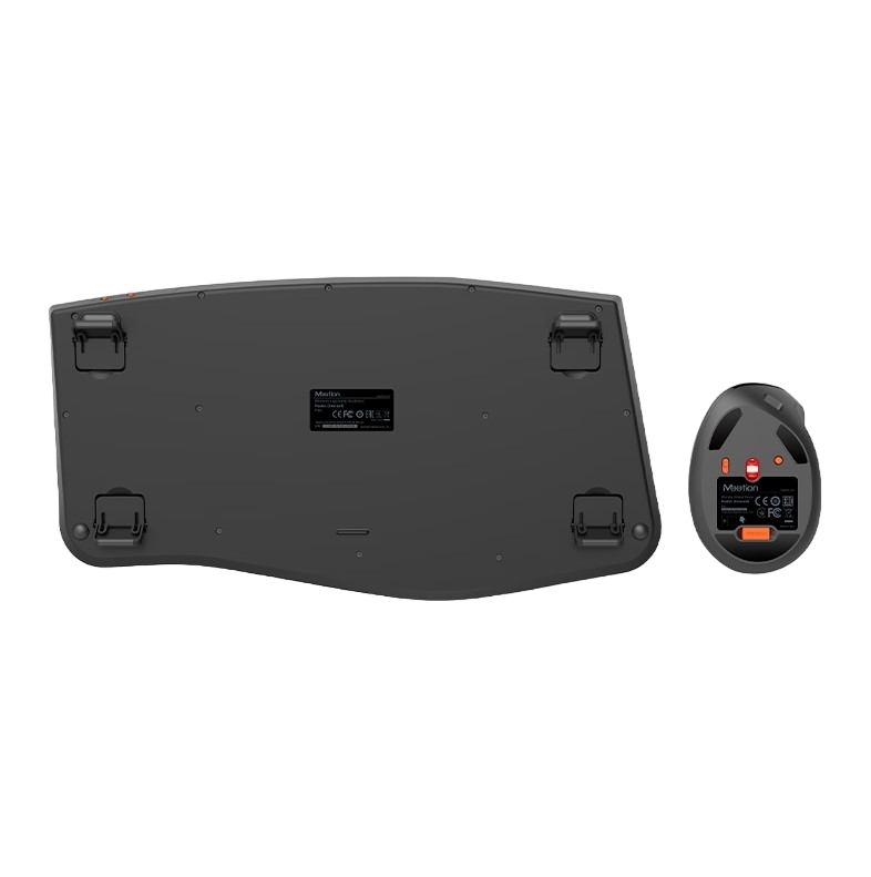 Meetion DirectorB Εργονομικός συνδυασμός ποντικιού + πληκτρολογίου (Μαύρο)