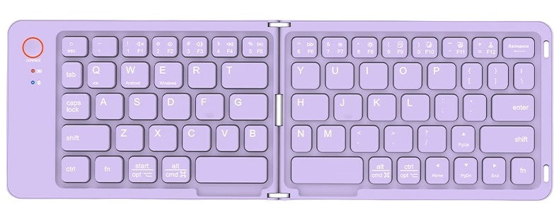 Meetion MT-BTK001 Αναδιπλούμενο Πληκτρολόγιο Μωβ