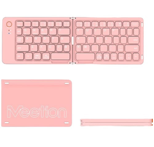 Meetion MT-BTK001 Foldable Keyboard Pink