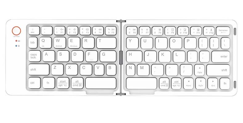 Meetion MT-BTK001 Foldable Keyboard White