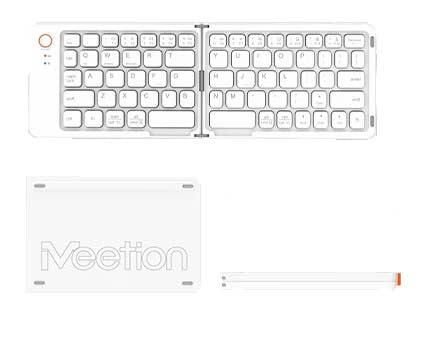 Meetion MT-BTK001 Foldable Keyboard White