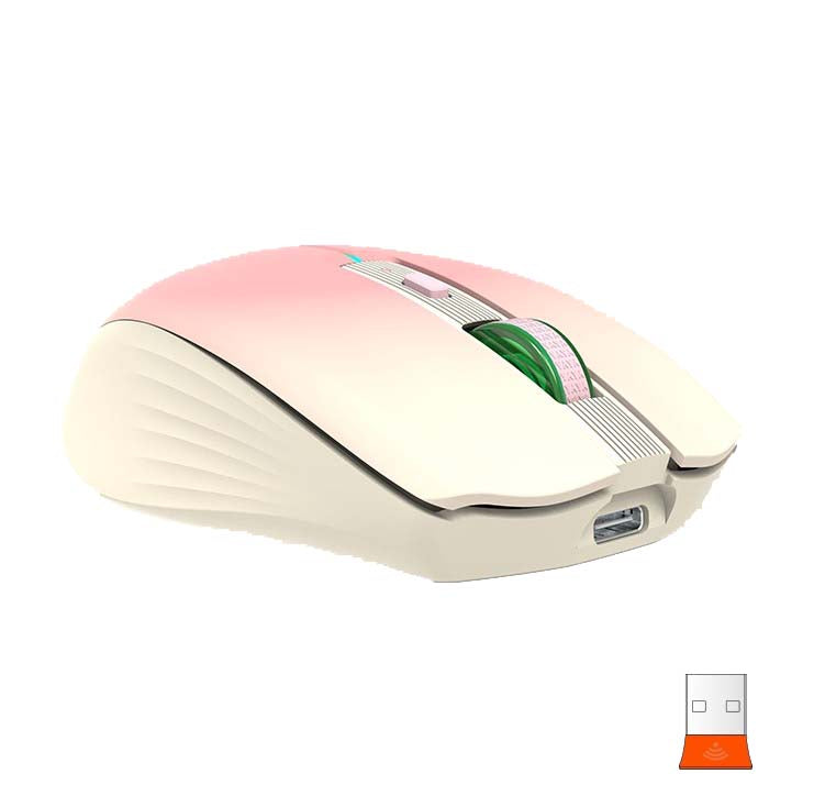 Meetion BTM002 Wireless Bluetooth Mouse (Pink)