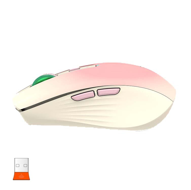 Meetion BTM002 Wireless Bluetooth Mouse (Pink)