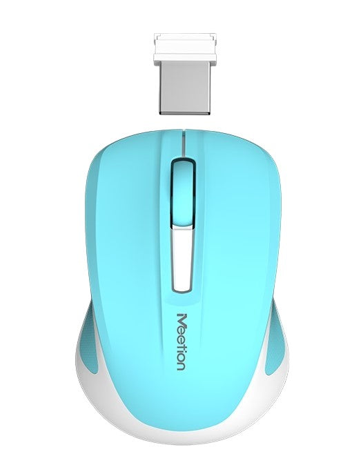 Meetion Silent Mini 2.4G Optical Wireless Mouse (Blue)
