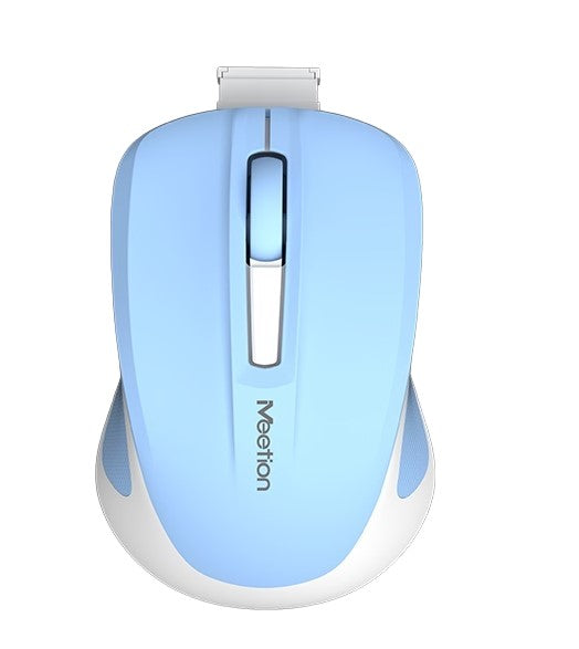 Meetion Silent Mini 2.4G Optical Wireless Mouse (Blue)