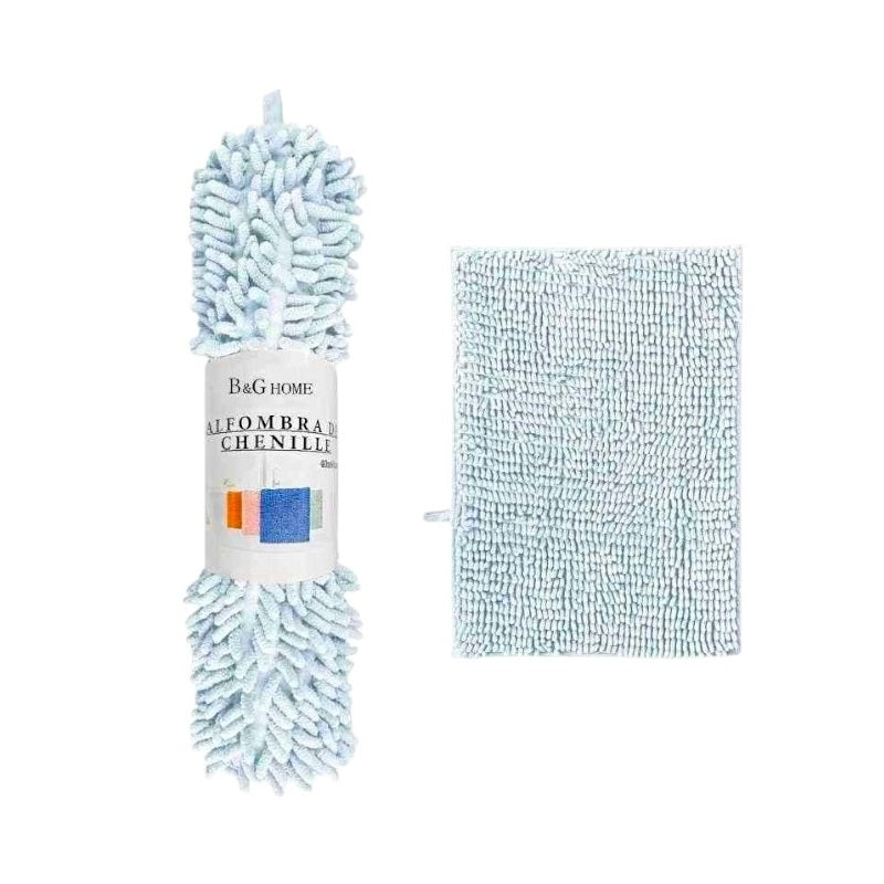 Πατάκι μπάνιου - M0842 - 40x60cm - Light Blue - 20870